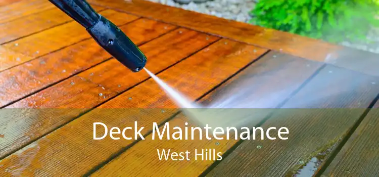 Deck Maintenance West Hills