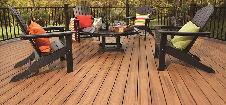 Black TREX Decking in West Hills, CA