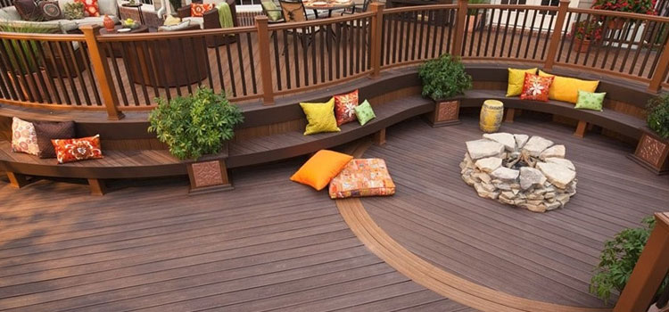 Gray TREX Decking in West Hills, CA