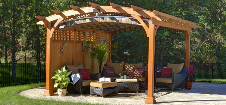 Modern Wood Pergola Installation in West Hills, CA