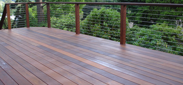 Installing IPE Decking in West Hills, CA